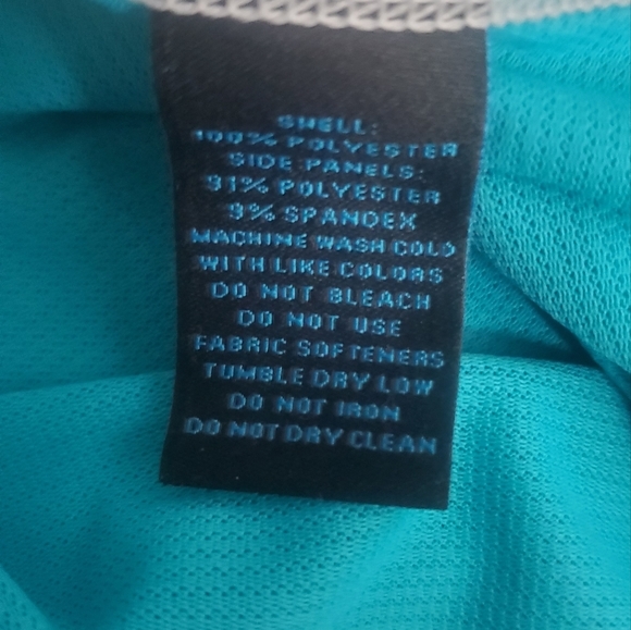 Eastern Mountain Sports‎ Tech Wick medium half zip women's teal top - Picture 7 of 12